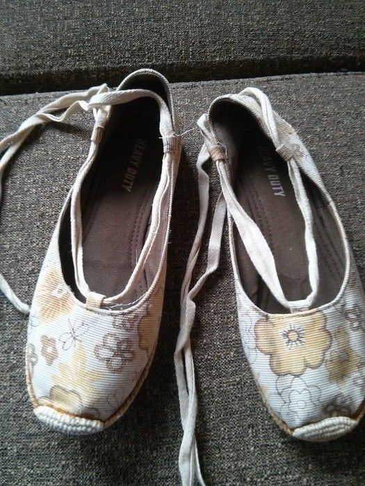 Wiązane buty, espadryle Heavy Duty z materiału, rozmiar 39