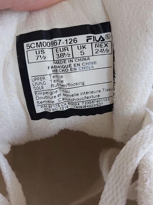 Кросівки Fila 38.5/24,5 см взуття жіноче
