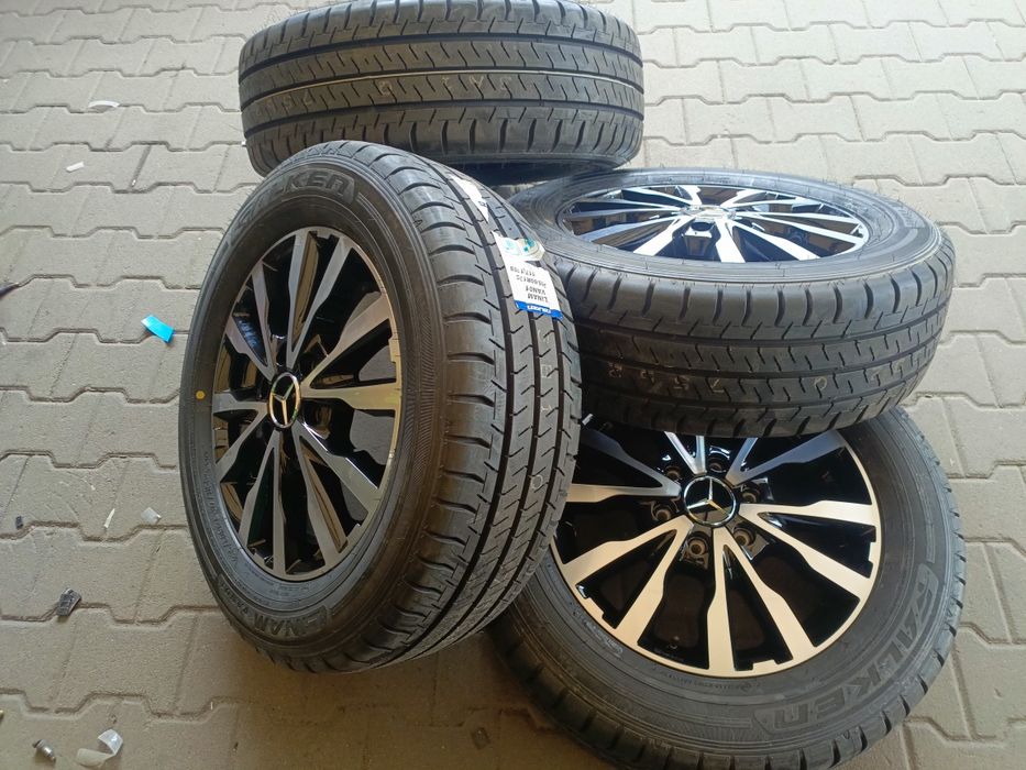 Koła aluminiowe letnie Mercedes sprinter 6x130 6,5jx17 235/60/17 Falken