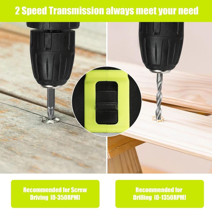 Aparafusadora 28V em Amarelo + 2 Baterias + Acessórios + Mala (Novo)