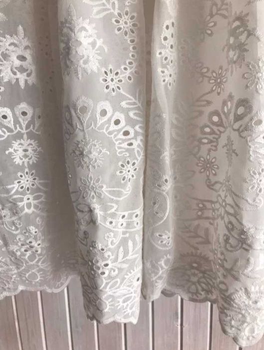 Zara koronkowa sukienka tunika koszula bluzka z halka boho M