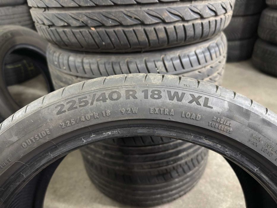 4x Opony letnie 225/40R18 CONTINENTAL PREMIUMCONTACT 6   6mm!  Cena za 4szt!!  Promocja!!
