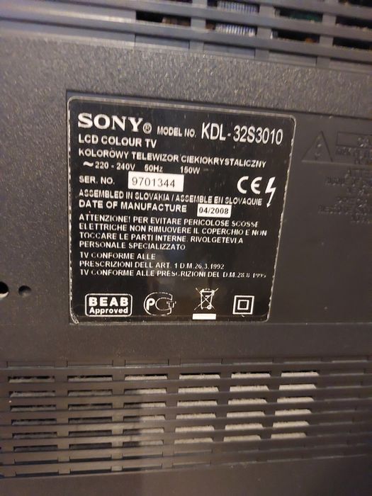 Sony Bravia KDL 32S3010