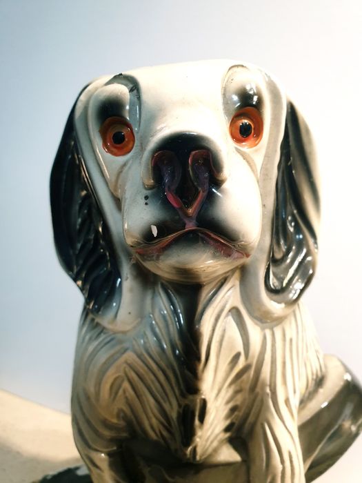 Lindo,  grande mealheiro vintage em cerâmica dos anos 70