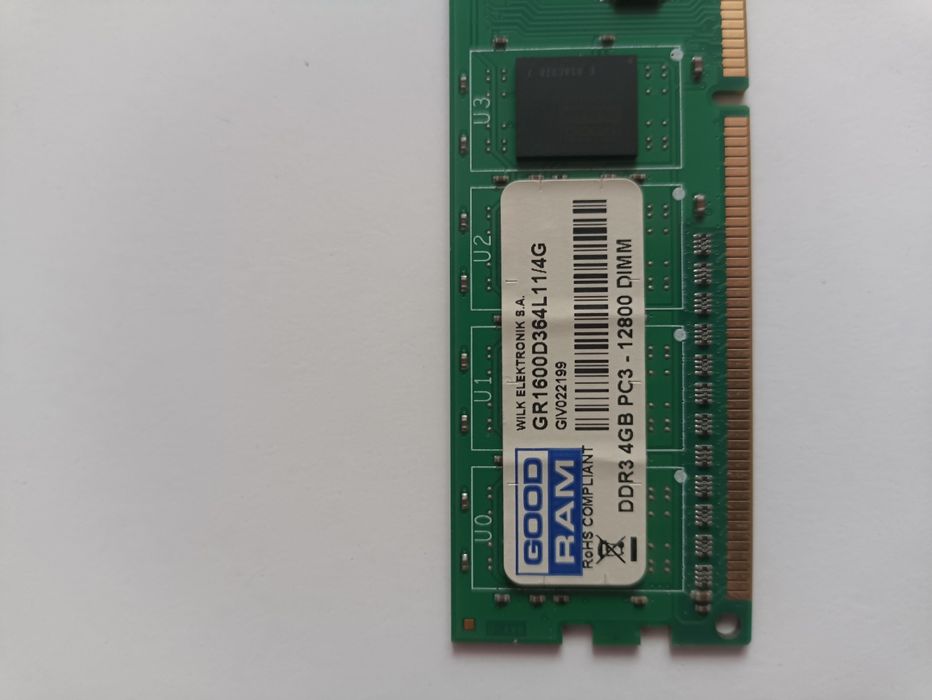 Продам оперативну пам'ять GoodRam ddr3 4gb pc3 - 12800 dimm