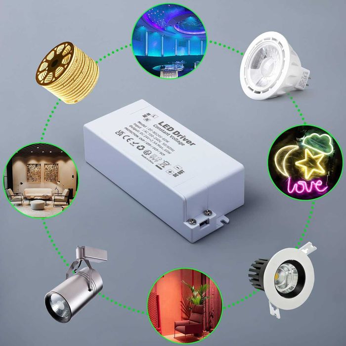Zasilacz do LED REYLAX 24V 60W 2.5A przetwornik transformator AC DC