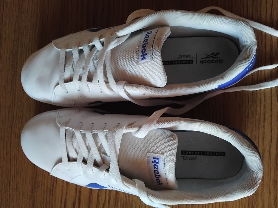 Buty meskie adidas Reebok Royal Complete 3low ortholite piękne skóra jedyne takie na  olx  jak nowe  rozm.45 + wkładki ortholite okazja