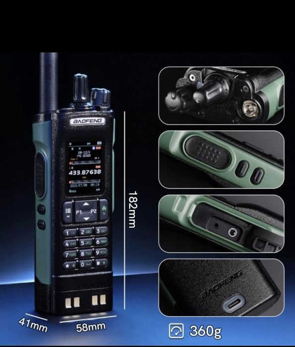 Radiotelefon Baofeng DM-32e HTQ + gratis