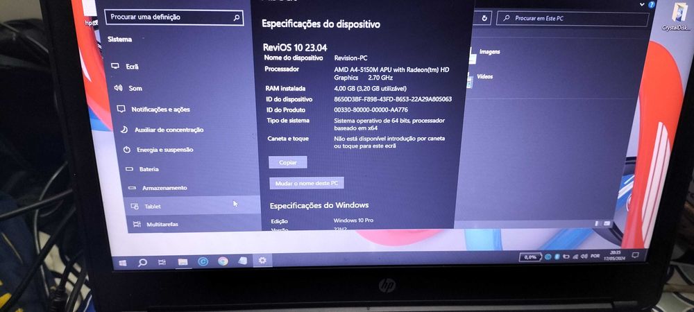 HP Mt41 Laptop with AMD A4-5150M APU and Radeon(tm) HD Graphics 2.70 GHz (13)64740695596161121