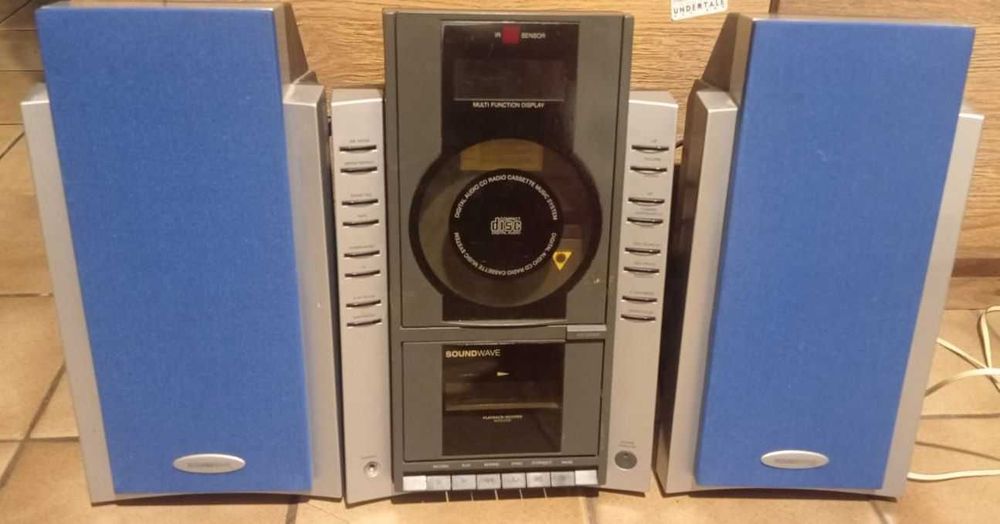 Wieża radio CD i magnetofon