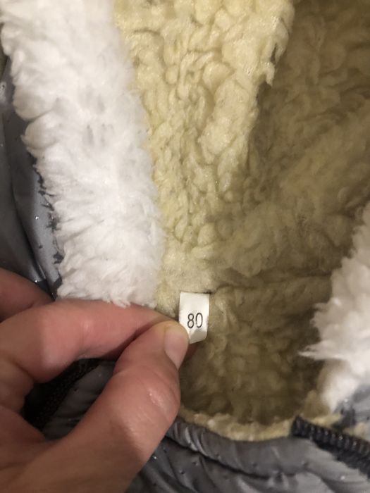 Комбинезон детский зимний Монклер овчина