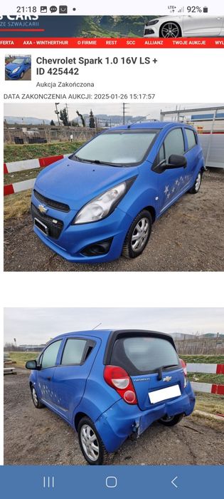 Chevrolet Spark. Szwajcar.  Tylko 100 tys przebieg. 1.0 B.