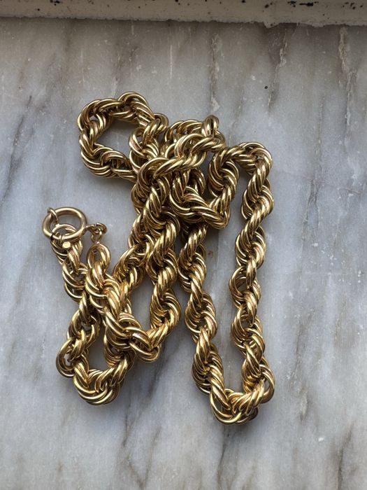 Fio de ouro malha corda 57gr  || 19.25k