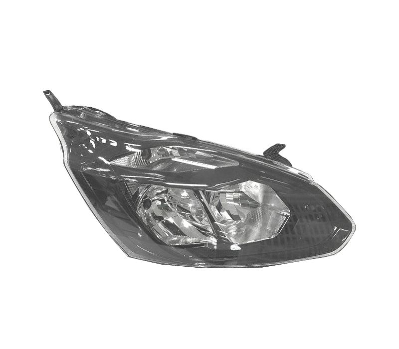 FAROL DIR FORD TRANSIT CUSTOM 13-19 PRETO