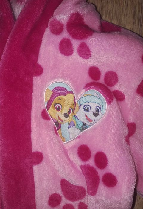 Красивий халат Патруль для дівчинки р.92