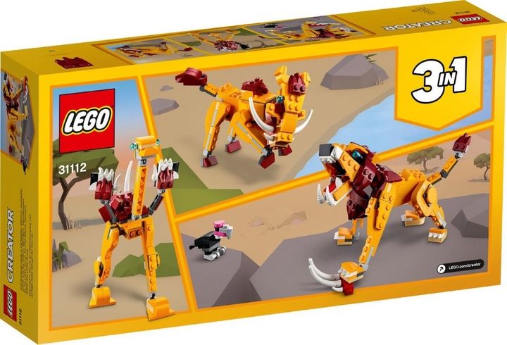 Конструктор Lego Creator 31112 Лев 3 в 1