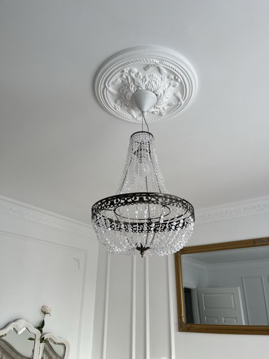 Żyrandol z kryształkami