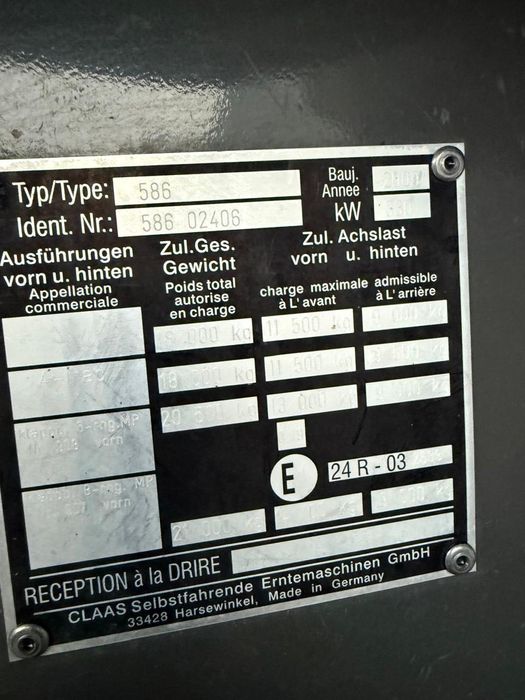 CLAAS Lexion 580 2009 р.в. + жатка V900 зернозбиральний комбайн