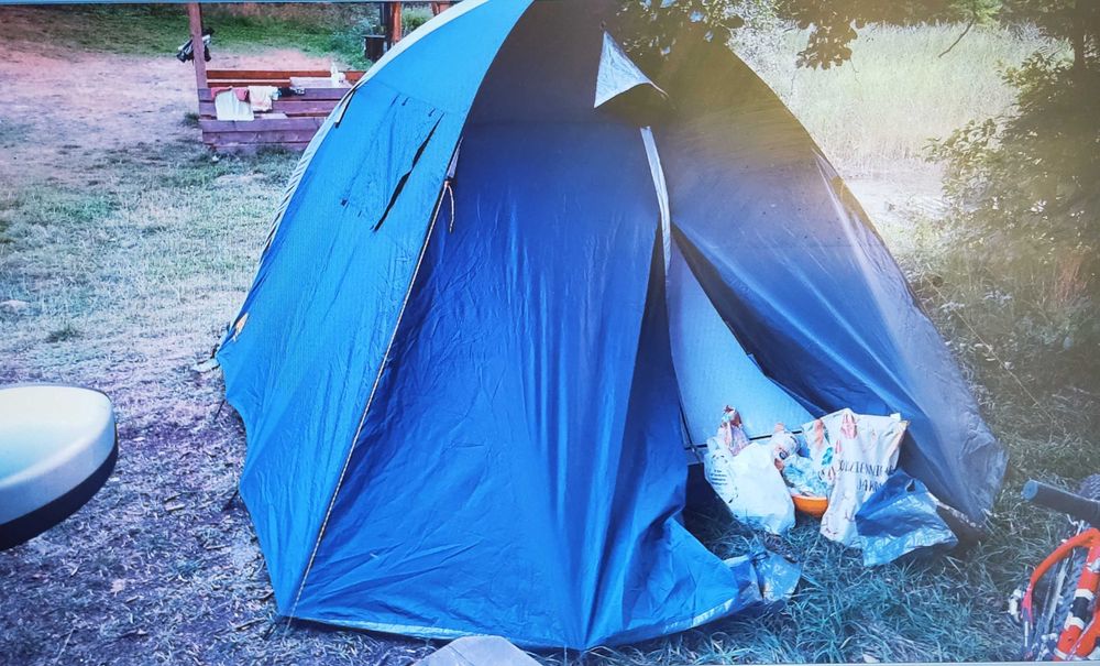 Namiot duży 5-6high peak porządny rodzinny z Niemiec lekki 2strWE LUX