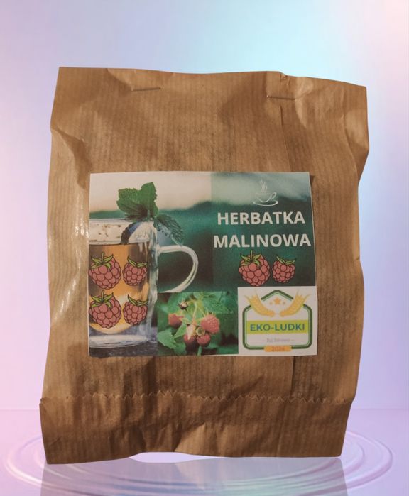 Herbata z liści malin, malinowa, przeciwgorączkowa, na miesiączkę