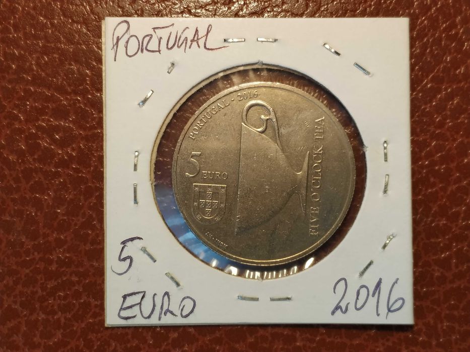 A870 moeda de 5 euro de 2016 D. Catarina de Bragança - Portugal