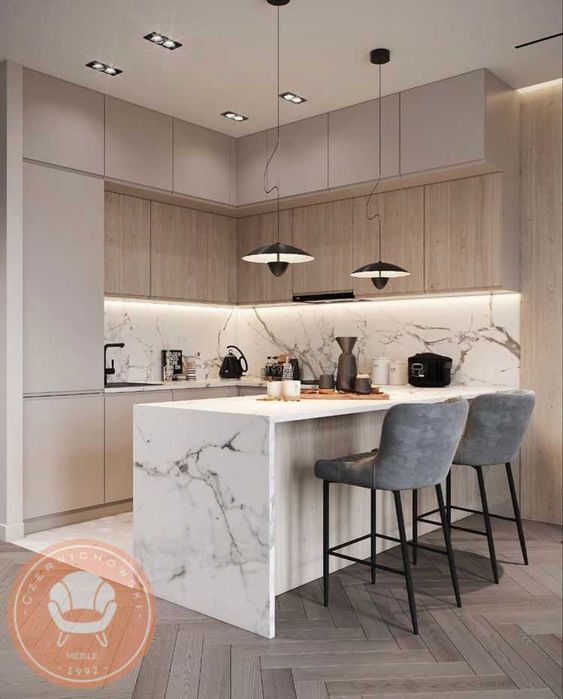 Meble kuchenne CASHMERE złożone w całości szeroki wybór frontów i brył