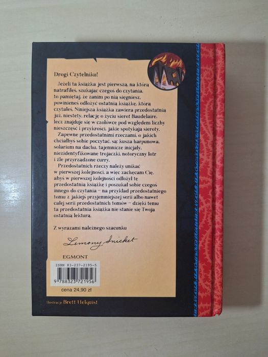 Lemony Snicket Seria niefortunnych zdarzeń Przedostatnia pułapka