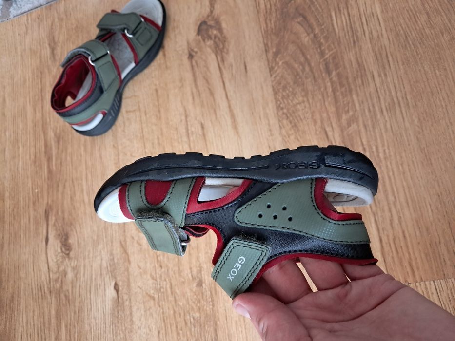 Sandały chłopięce Geox 26 zieleń jak nowe