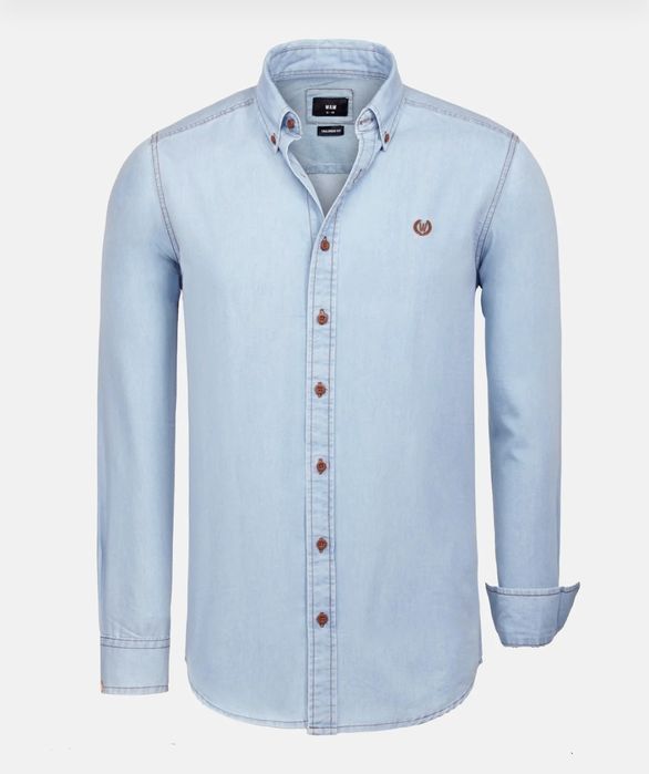 Holenderska koszula jeansowa Wan Denim XXL rozmiar