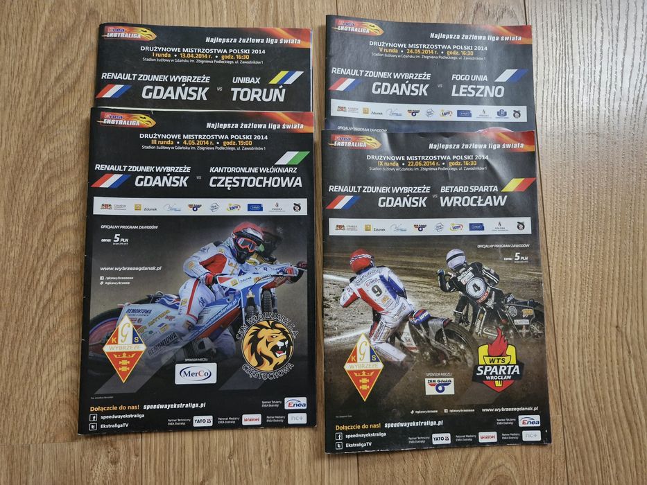 Program żużel Gdańsk GKS wybrzeże 2014