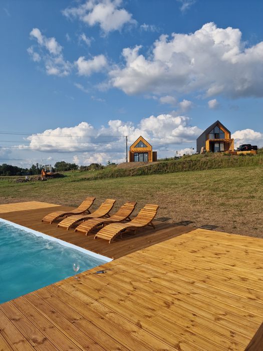 Domek 8 osobowy z jacuzzi, basenem  i widokiem na góry