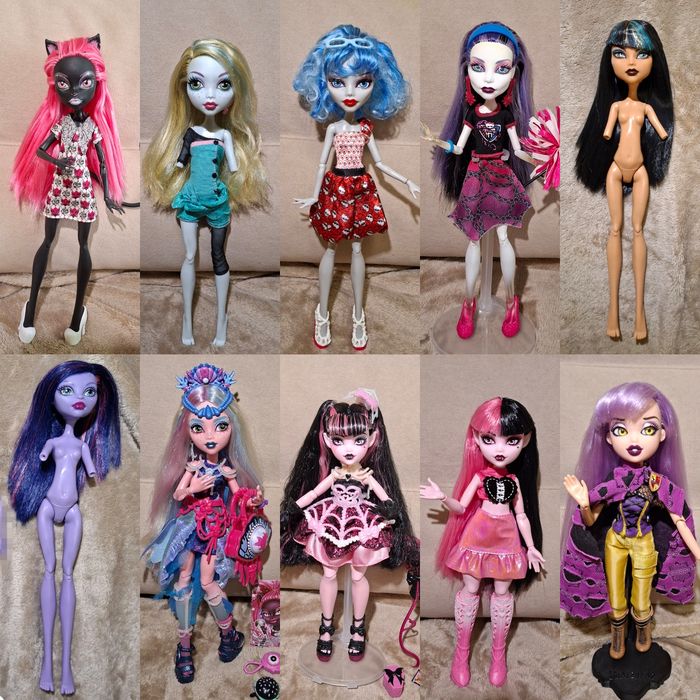 ляльки та аксесуари монстер хай monster high ever after high bratzillaz