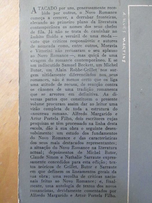 O novo romance, de Alfredo Margarido, Artur Portela Filho