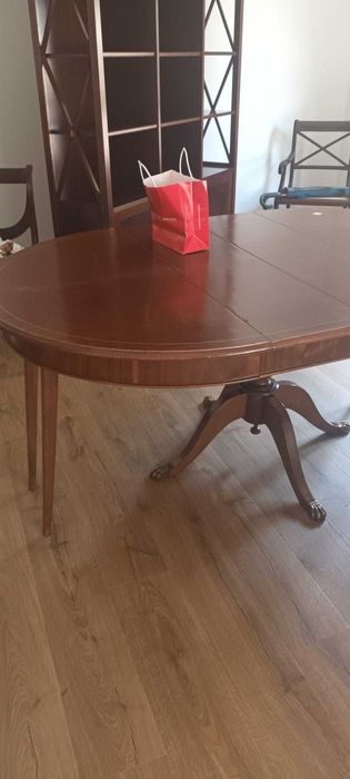 Mesa | Pe de Galo | Extensivel | Estilo Ingles