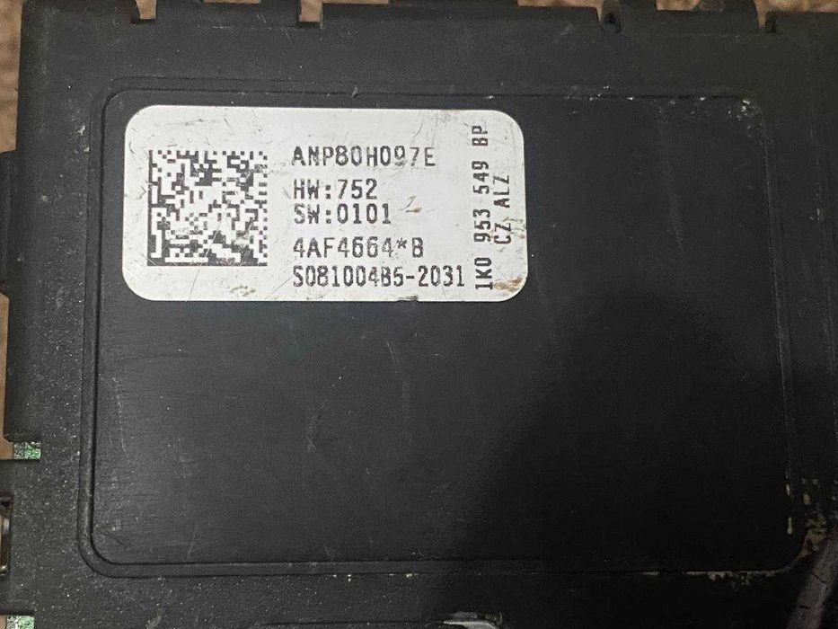 Блок керування підрульовими перемикачами оригінал Volkswagen 1K0953549BP Highline