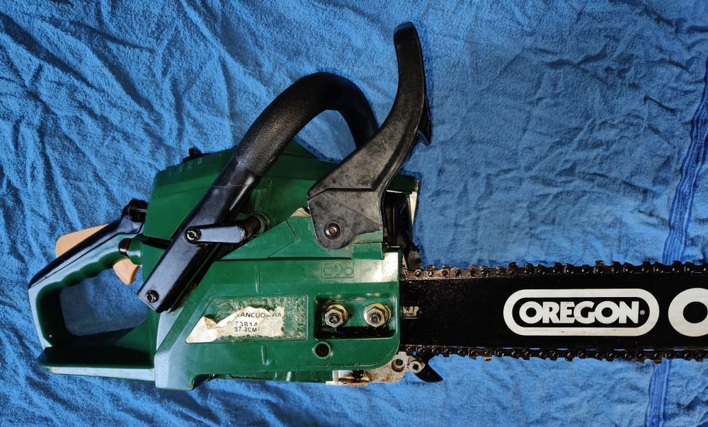 Piła spalinowa łańcuchowa prowadnica i łańcuch oregon