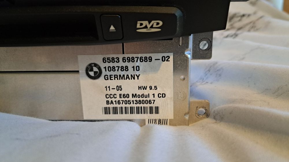 Czytnik radio napęd dvd nawigacja duża CCC9123087 BMW E60 E61