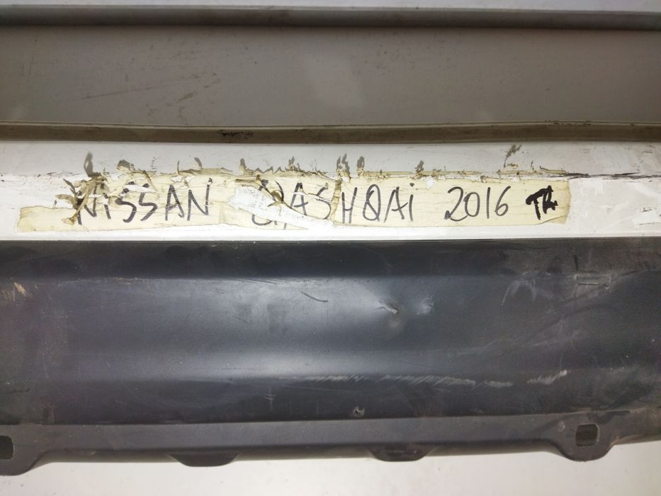 Parachoque Nissan qashqai trás 2016