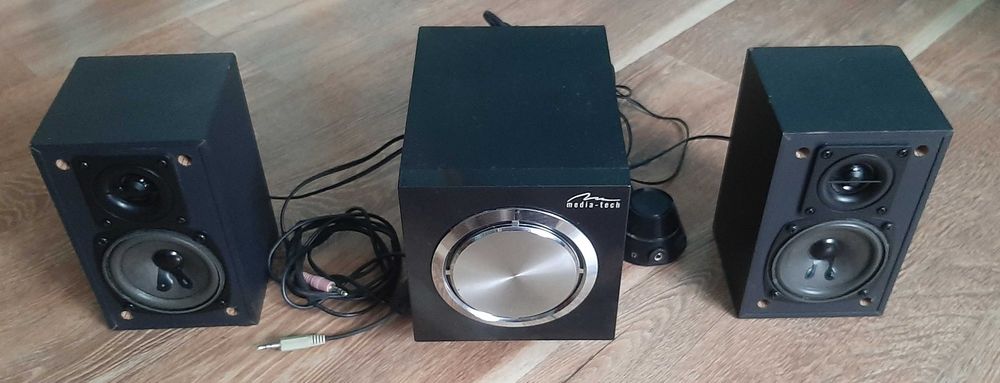 Nagłośnienie Zestaw Audio Media-Tech MT3325 Telefon Komputer TV Jack