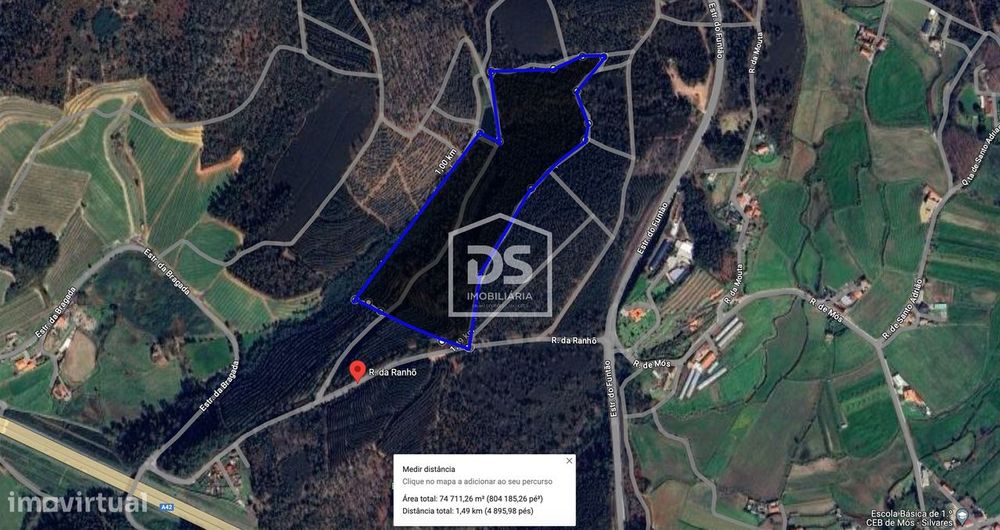 Terreno Rústico  Venda em Cristelos, Boim e Ordem,Lousada