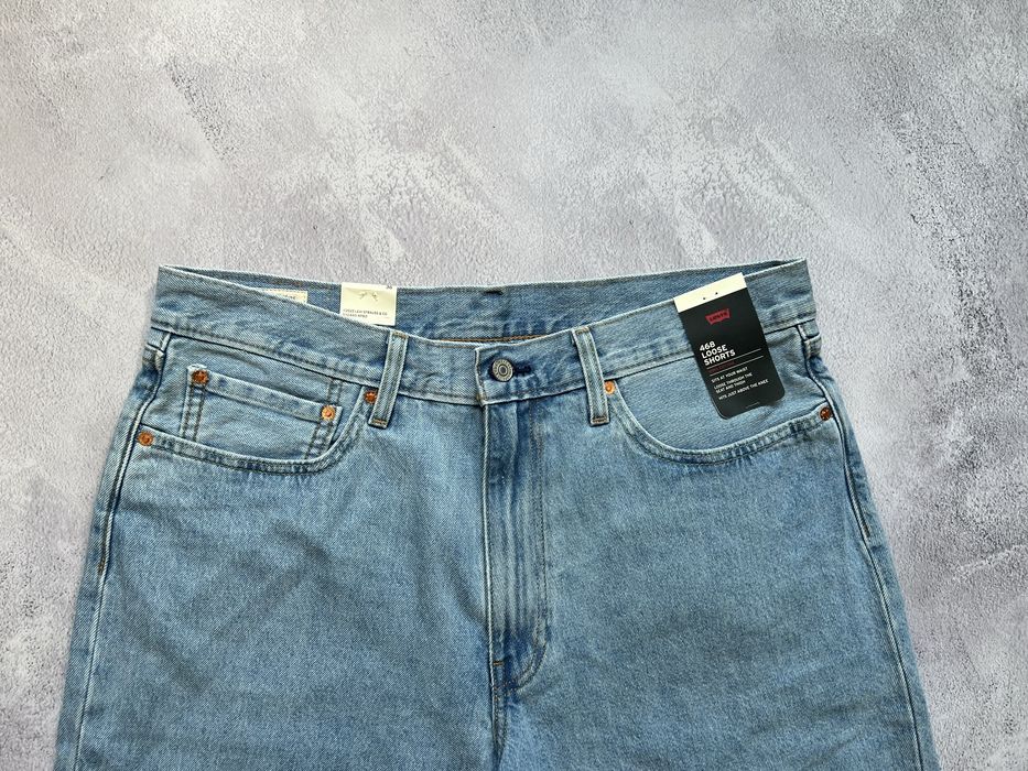 Нові блакитні шорти Levis 468 loose