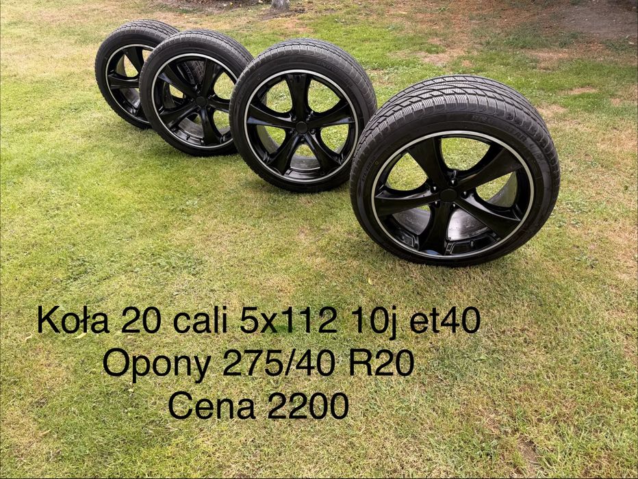 Kola 5/112 20 cali opony jak nowe