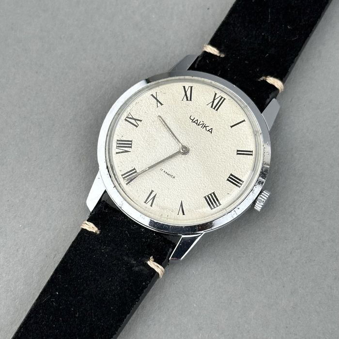Zegarek vintage Chaika – klasyczny minimalizm | naręczny | USSR