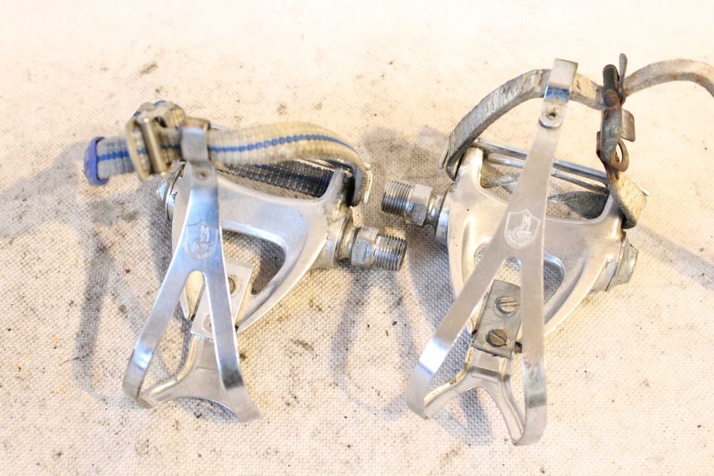 pedały rowerowe CAMPAGNOLO noski paski retro kolarzówka da4