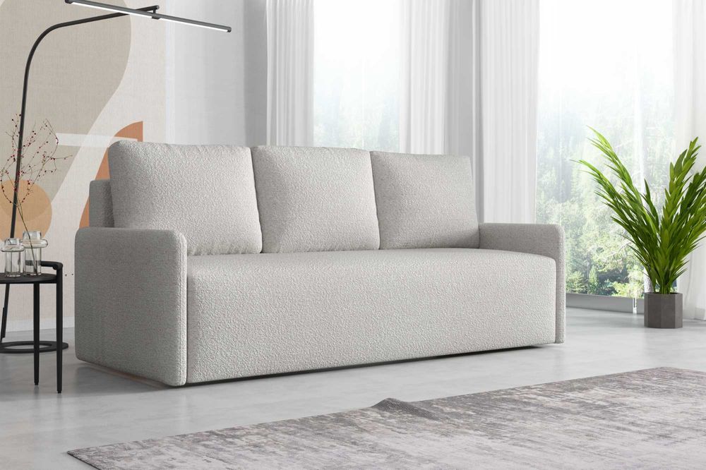 Kanapa Flavio. Sofa wersalka. Boucle baranek, sprężyny. Szybka dostawa
