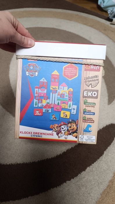 Trefl drewniane klocki psi patrol