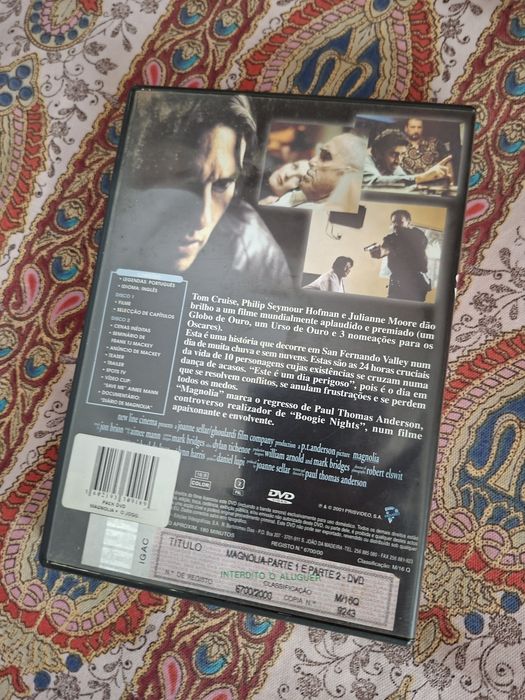 Dvd duplo original filme Magnólia de Paul Thomas Aderson