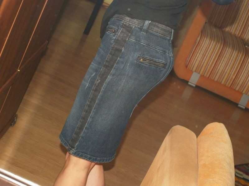 Marc O'Polo ołówkowa spódnica jeans push up lampas 34/36