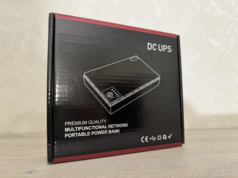 Бесперебойник для роутера 10400 mAh ups для оптики без света упс павер