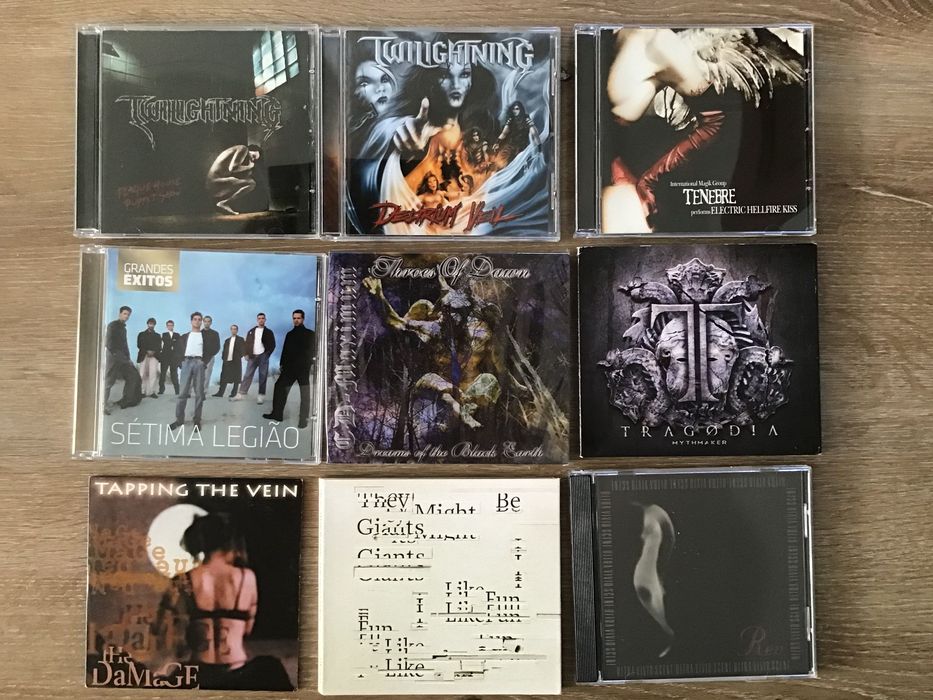 CDs novos metal e pop T